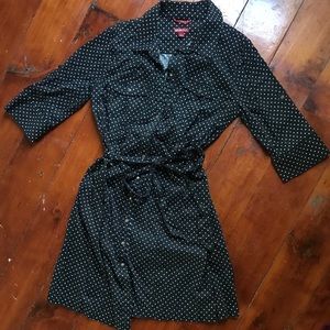 Merona 3/4 sleeve polka dot dress